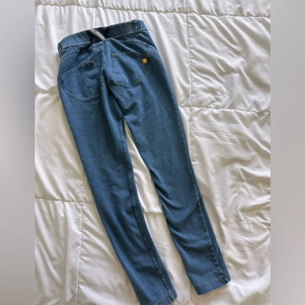 Blue Shaping Skinny Jean Leggings Small